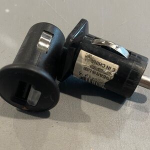 USB Car Charger Adapter - Black